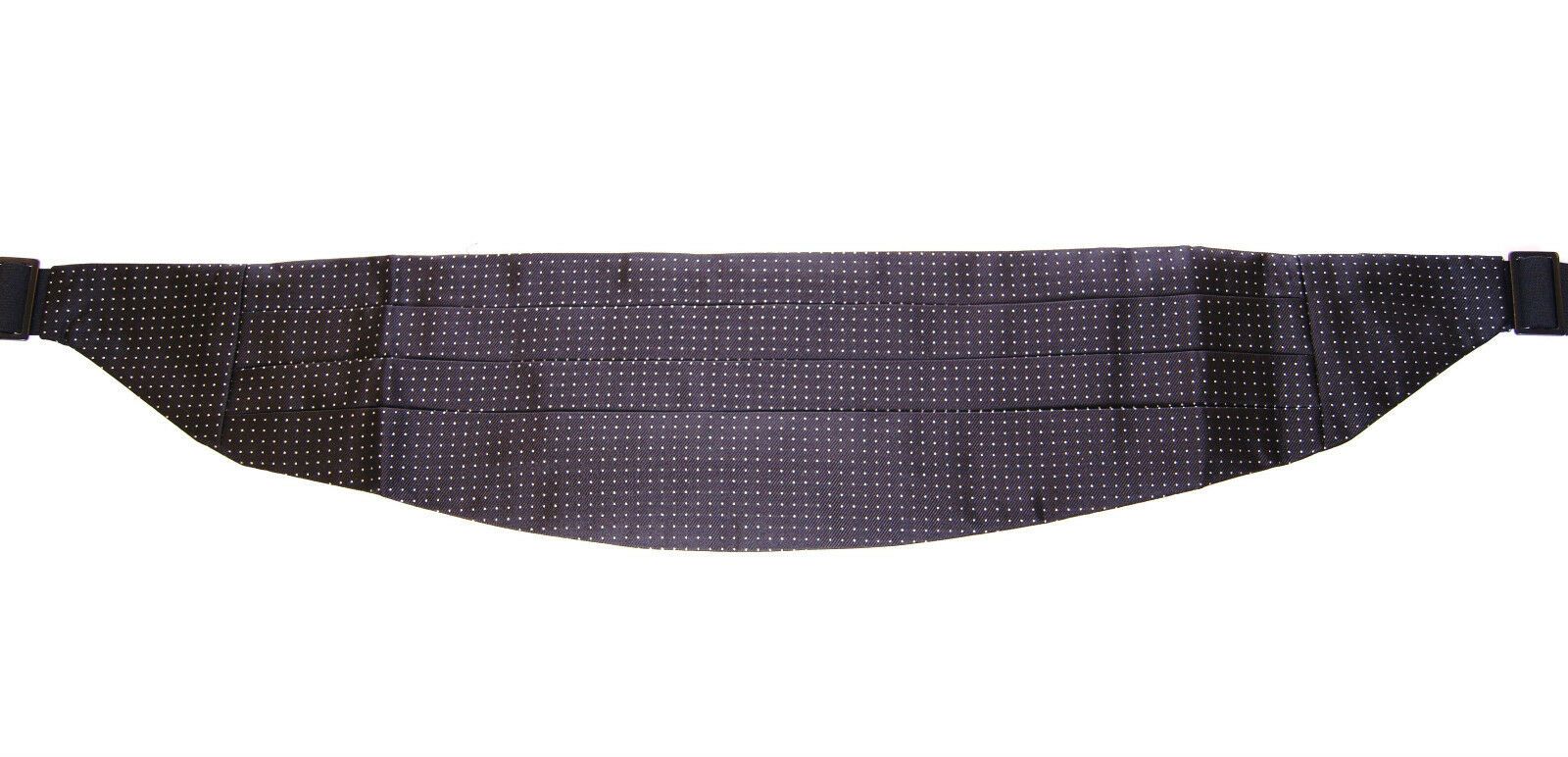 Dolce & Gabbana Black Waist Smoking Tuxedo Cummerbund Belt