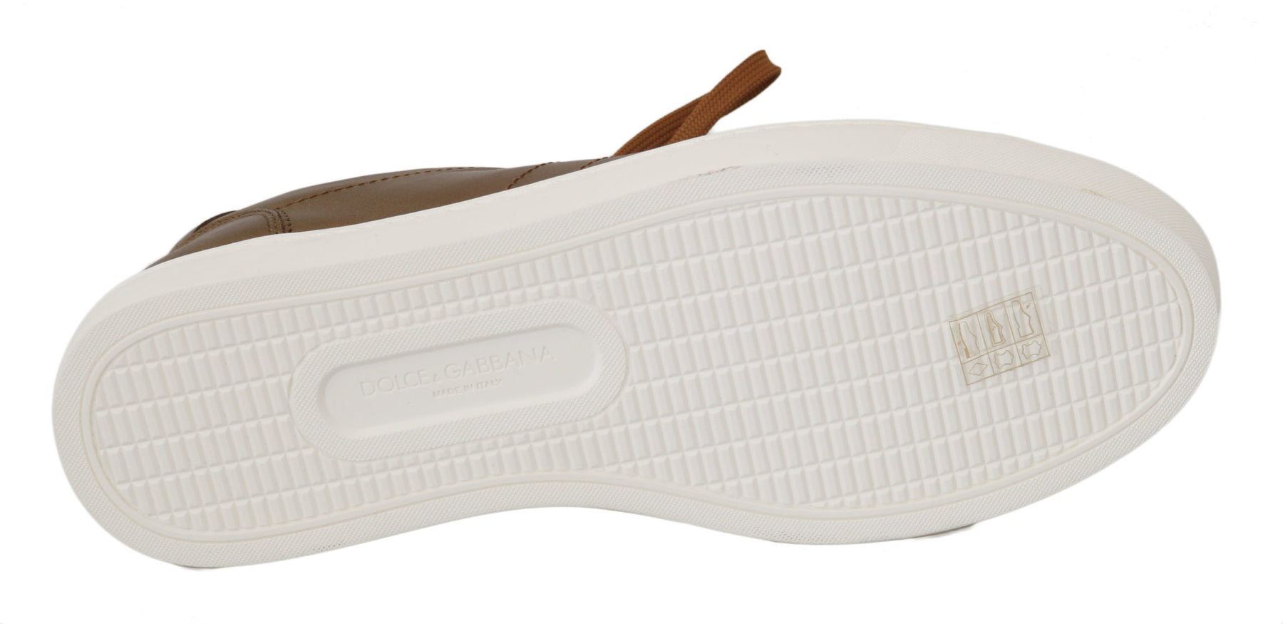 Dolce & Gabbana Gold Leather Mens Casual Sneakers | Regal Royce