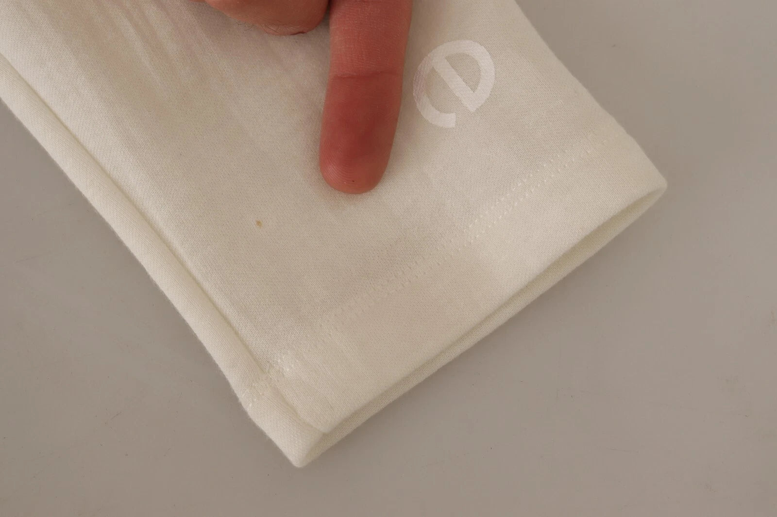 PINKO Beige Logo Long Sleeve Cropped Pullover Sweater | Regal Royce