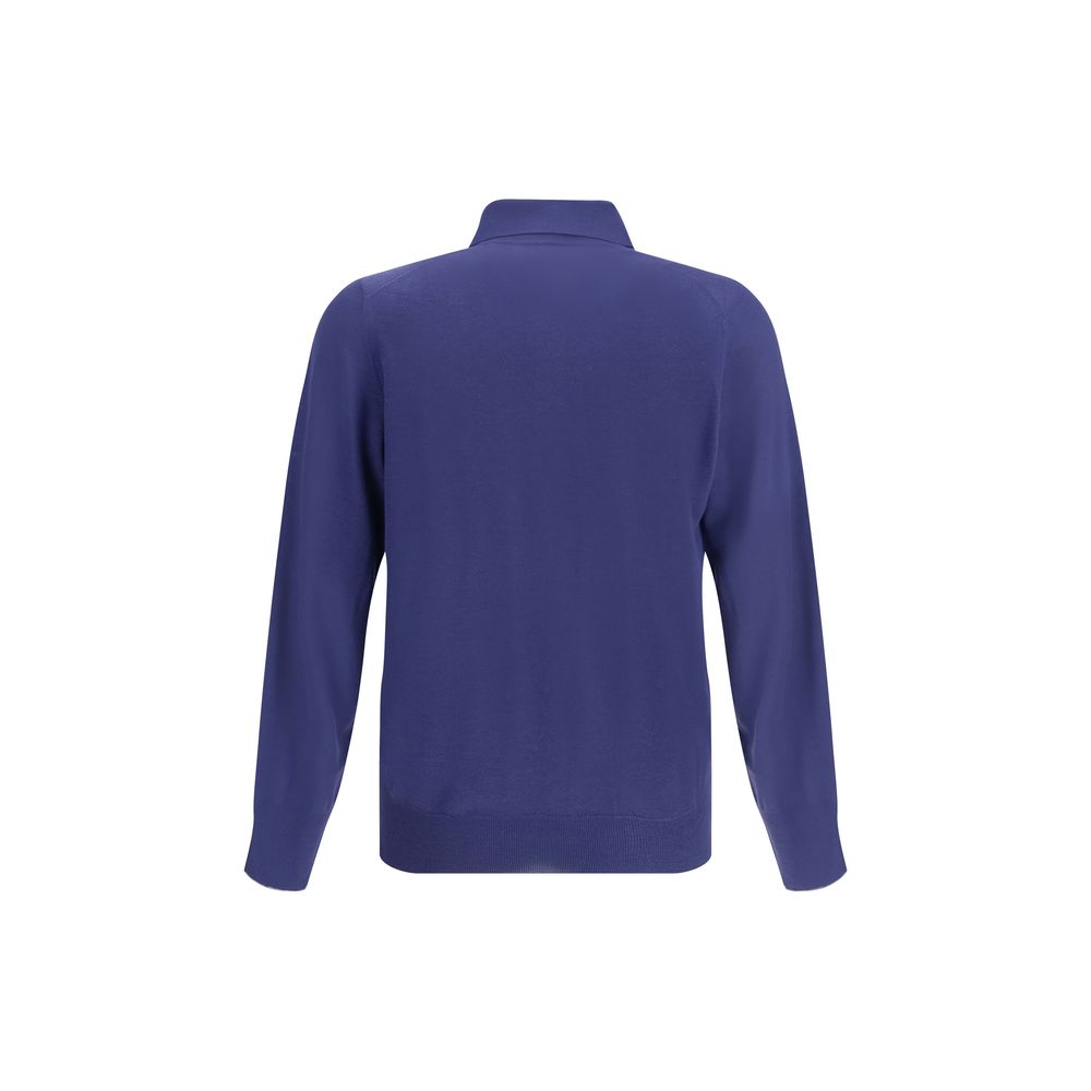 Brunello Cucinelli Blue Cashmere Dress Shirt | Regal Royce