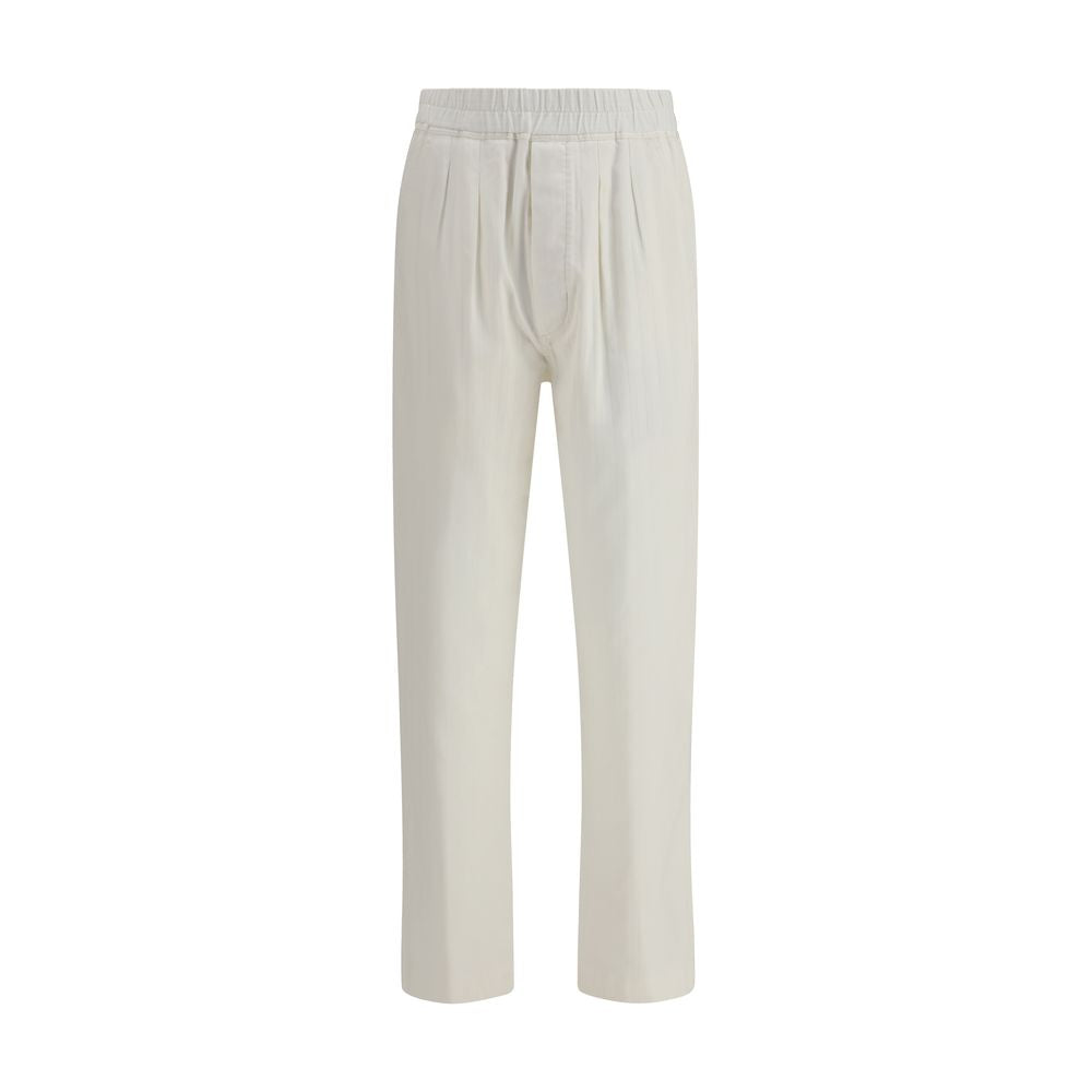 Tom Ford White Cotton Casual Pants | Regal Royce