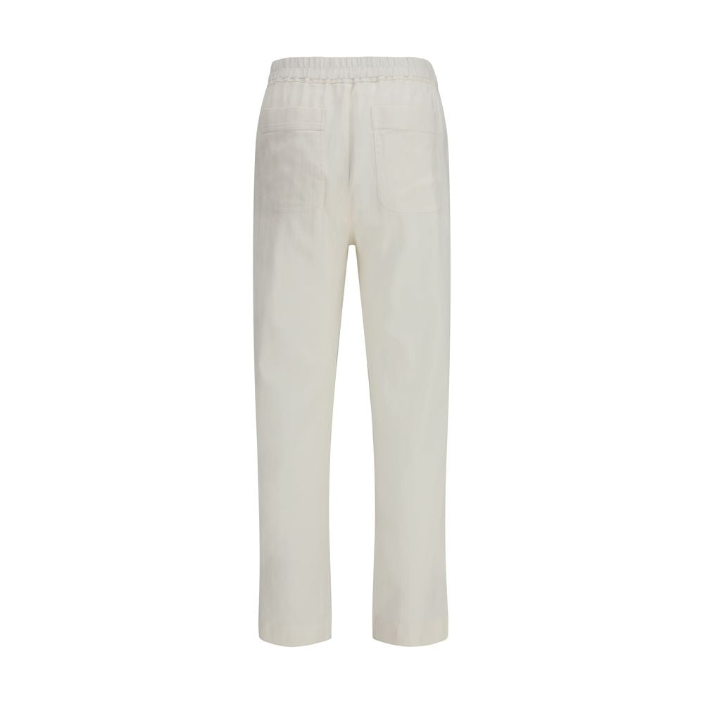 Tom Ford White Cotton Casual Pants | Regal Royce