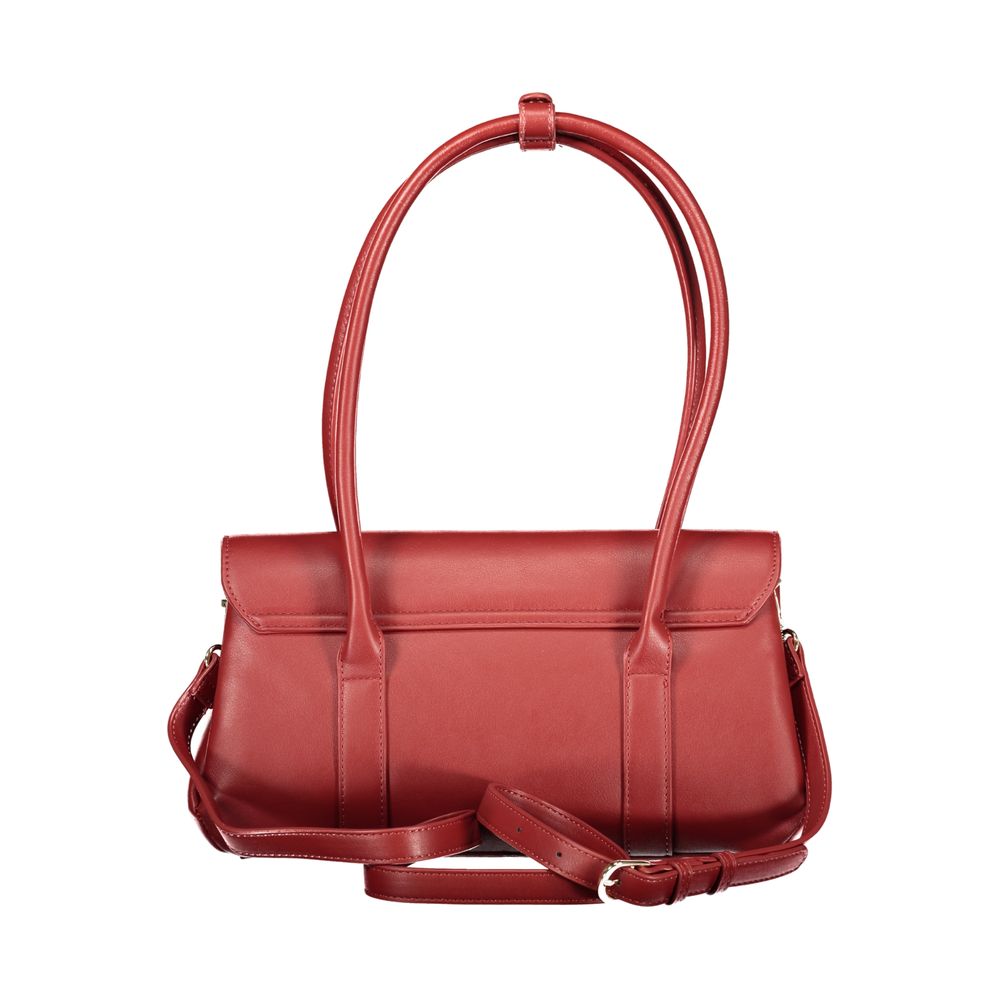 Mario Valentino Rosso Poliuretano Woman Handbag | Regal Royce