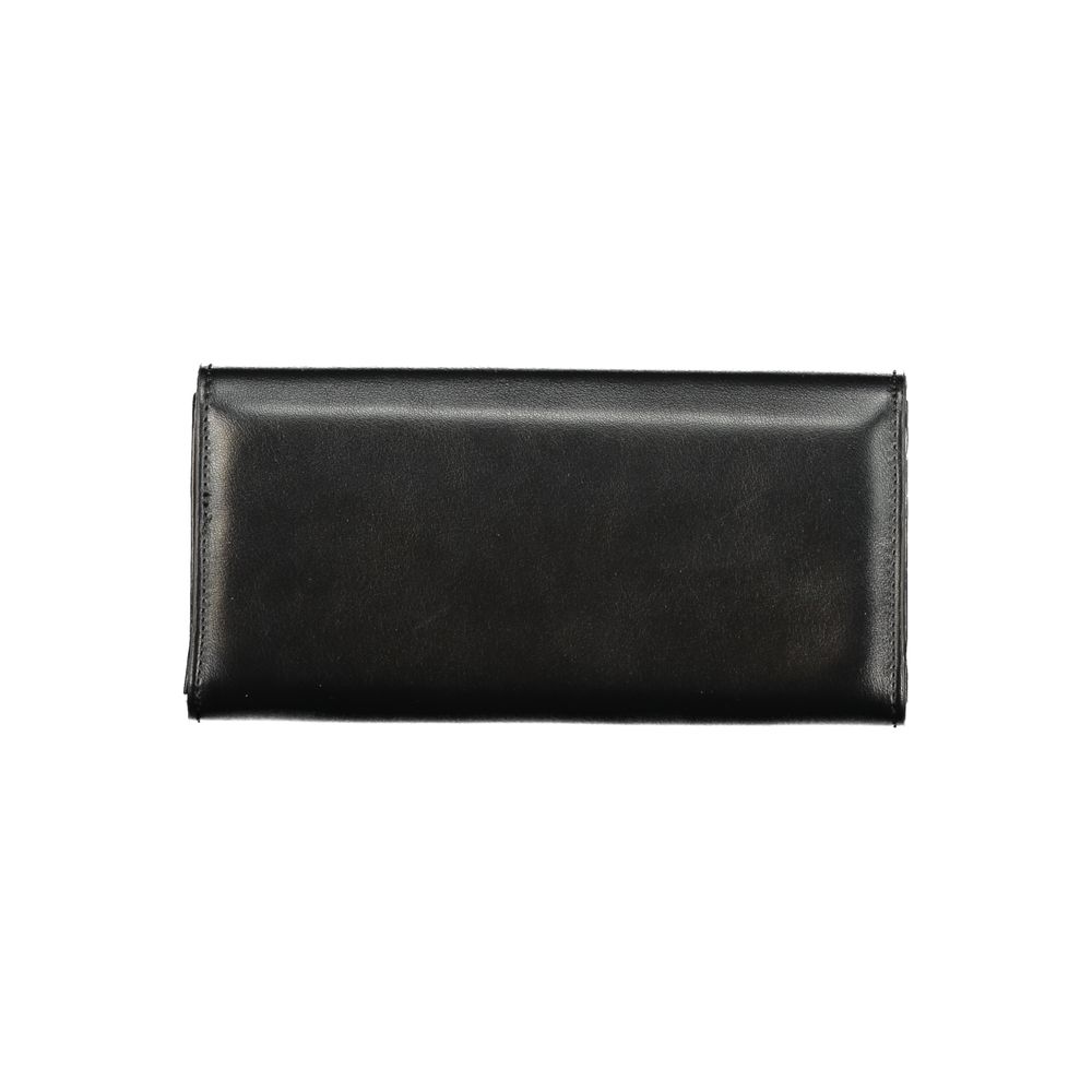 Mario Valentino Nero Polyurethane Women Wallet | Regal Royce