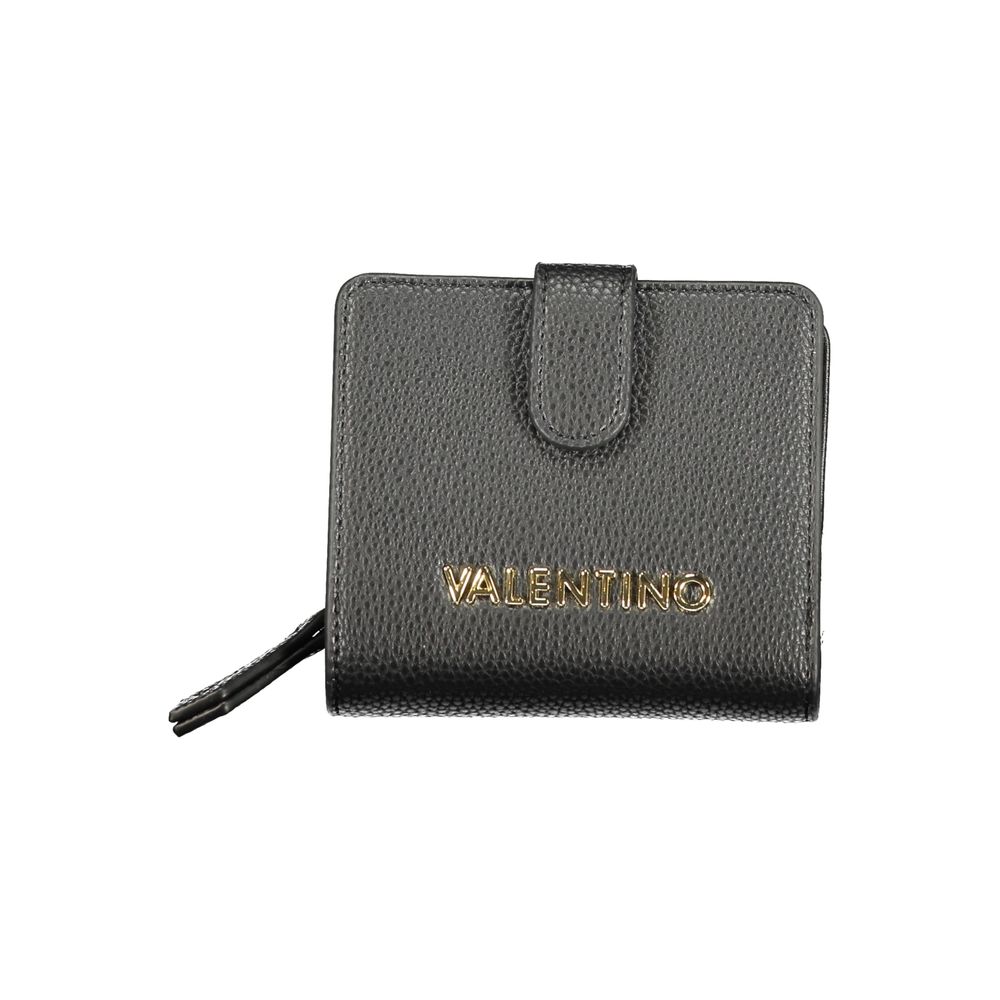 Mario Valentino Black Polyurethane Women Wallet | Regal Royce