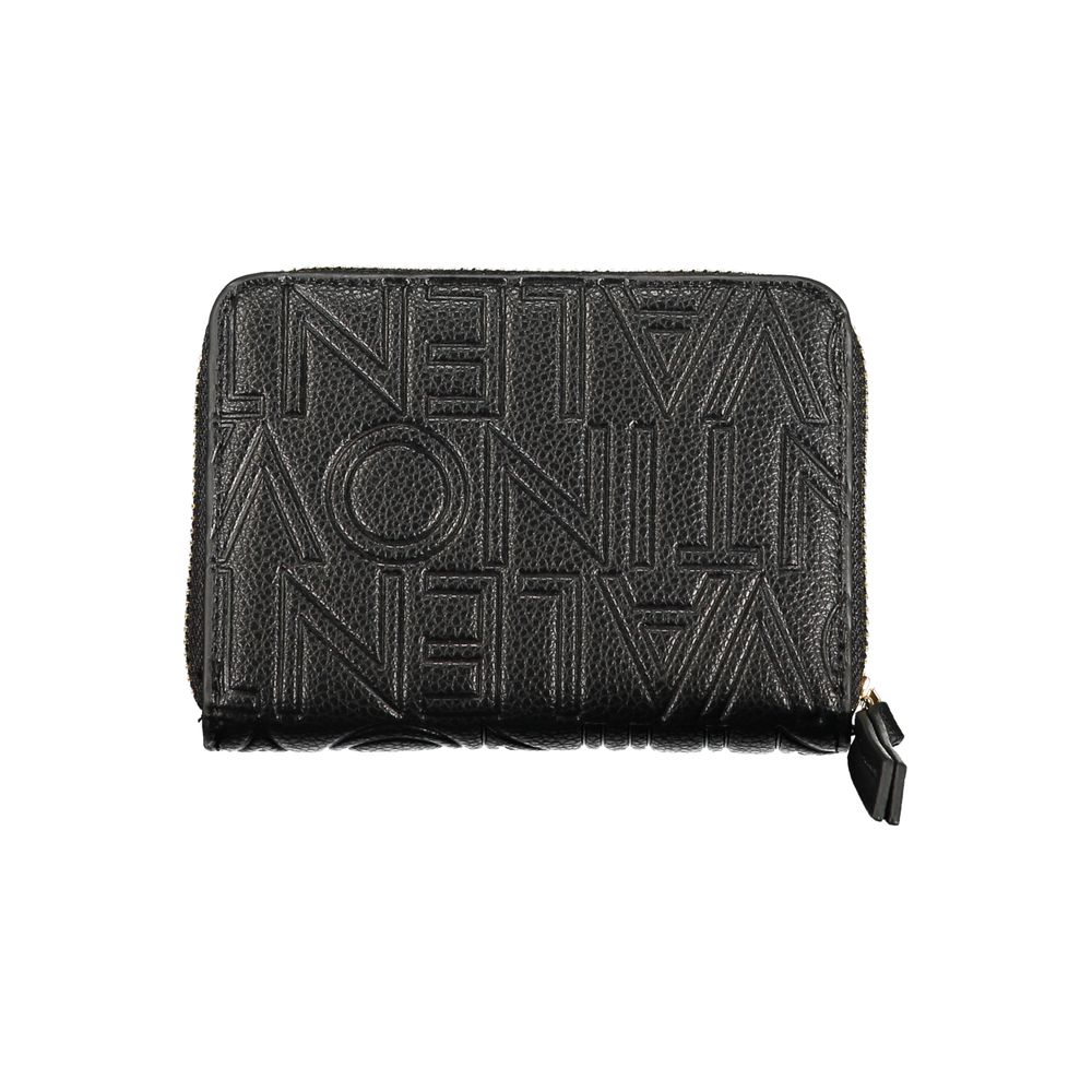 Mario Valentino Black Polyurethane Women Wallet | Regal Royce