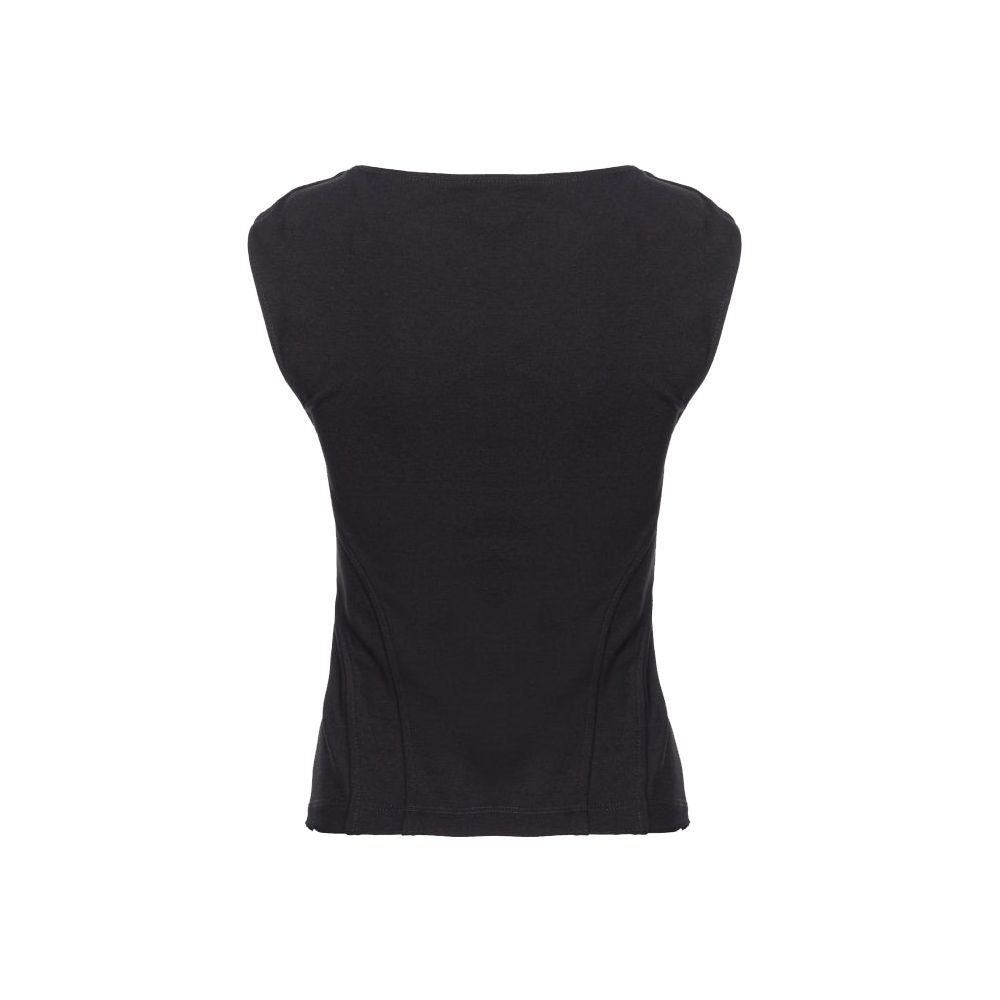 PINKO Black Nylon T-Shirt | Regal Royce