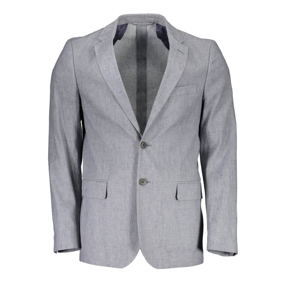 Gant Gray Cotton Blazer | Regal Royce