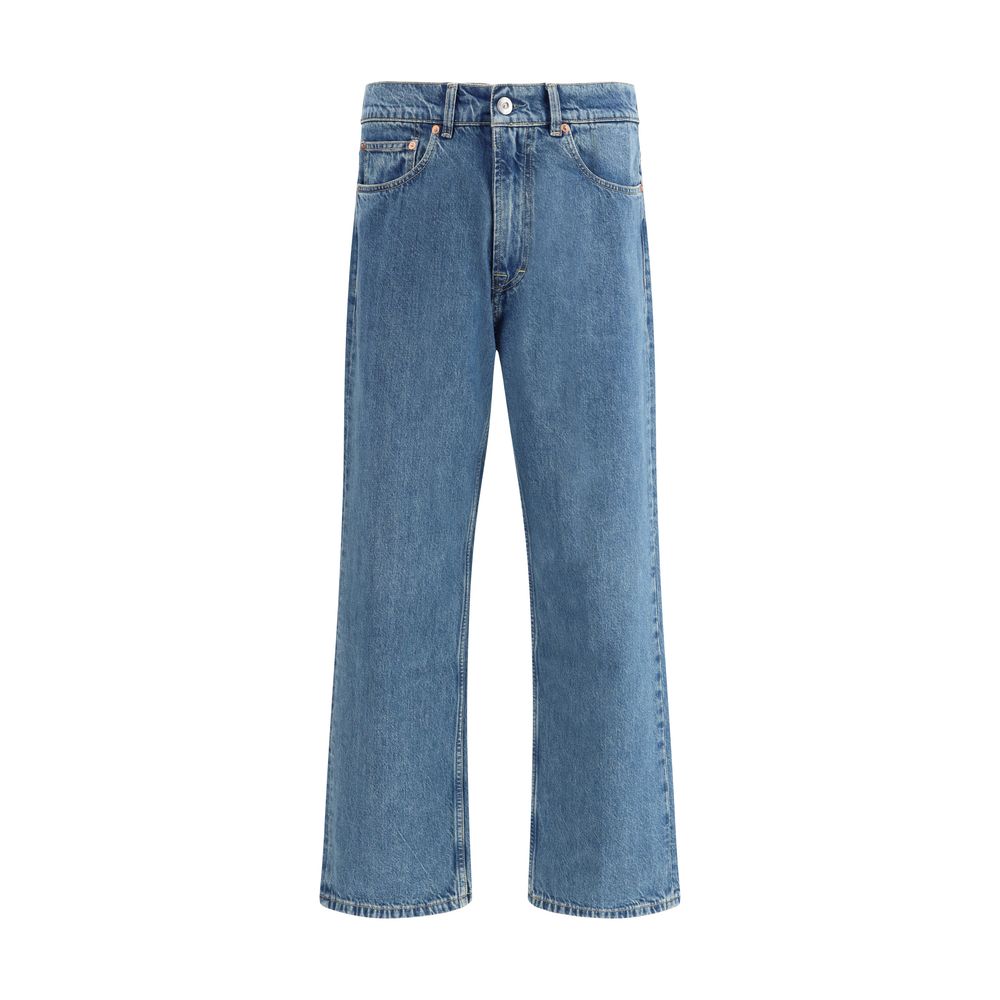 Our Legacy Blue Cotton Tapered Jeans | Regal Royce