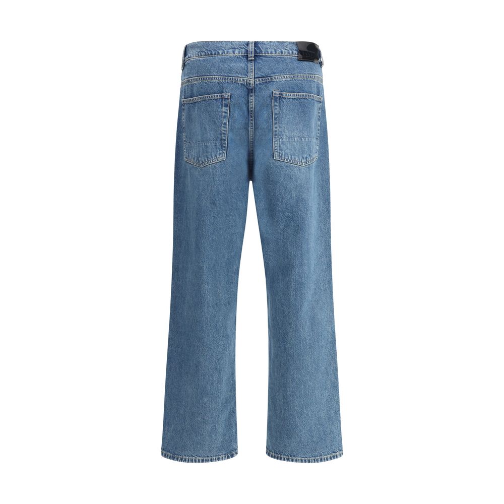 Our Legacy Blue Cotton Tapered Jeans | Regal Royce