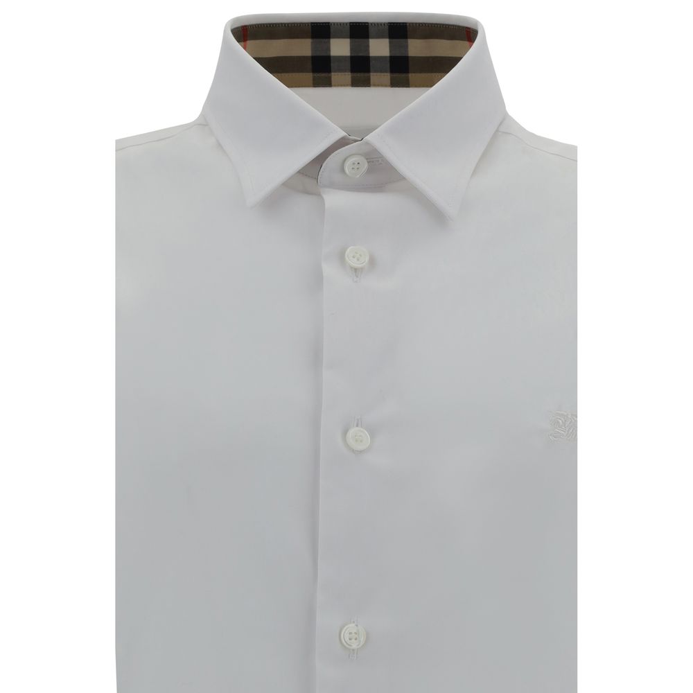 Burberry White Elastane Dress Shirt | Regal Royce