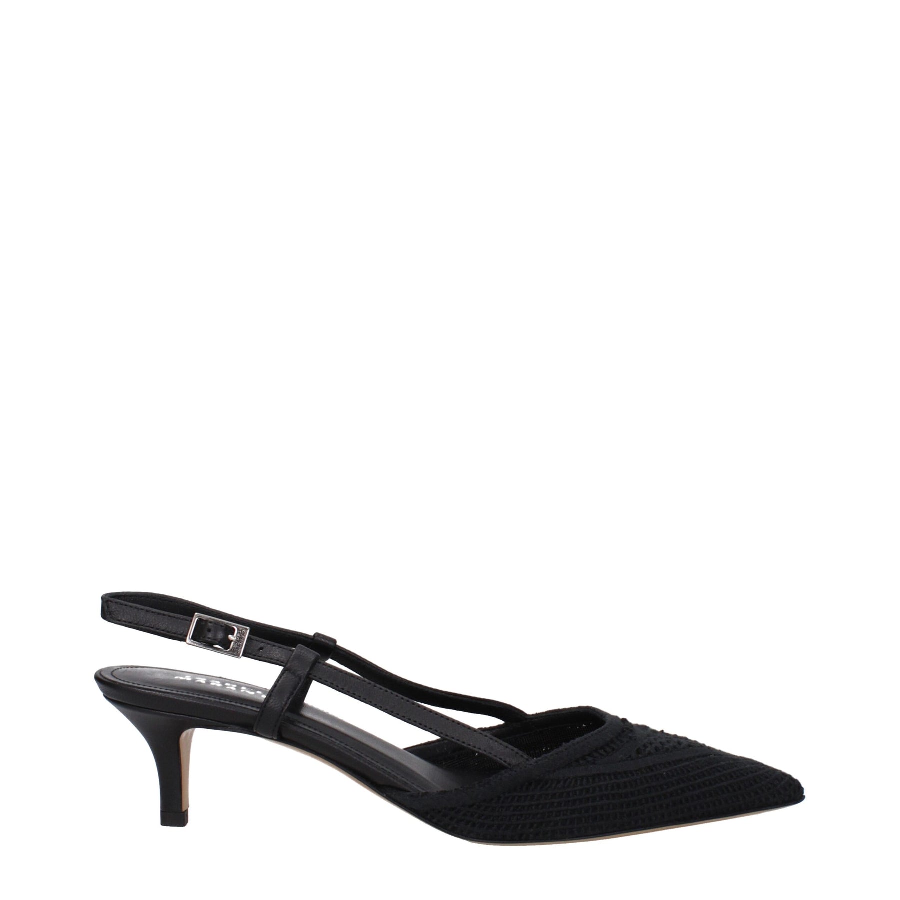 Isabel Marant Black Fabric Mid Heel Pumps | Regal Royce