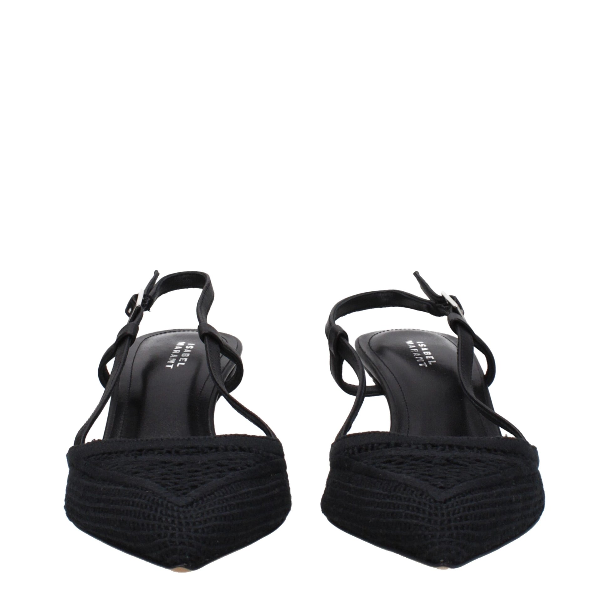 Isabel Marant Black Fabric Mid Heel Pumps | Regal Royce