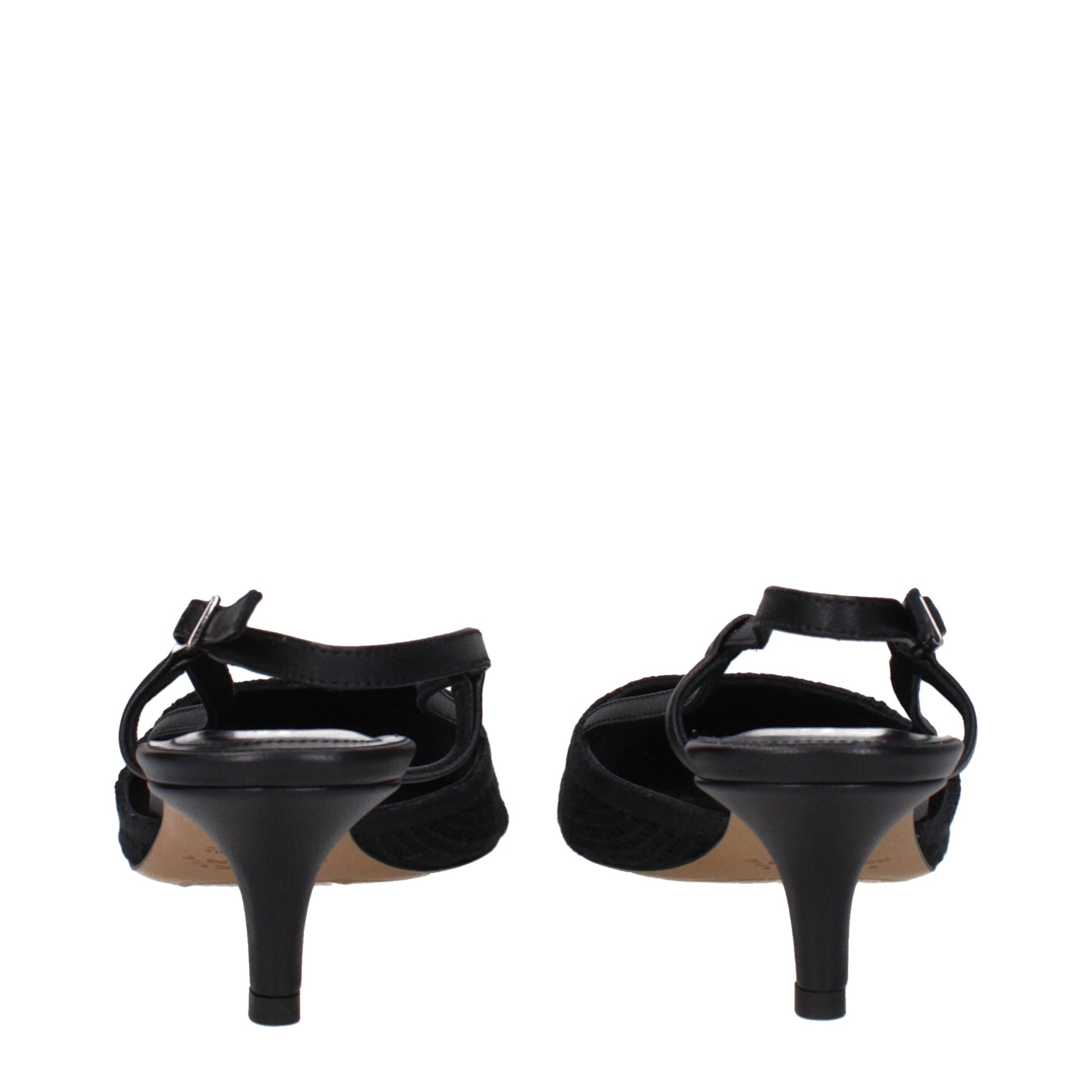 Isabel Marant Black Fabric Mid Heel Pumps | Regal Royce