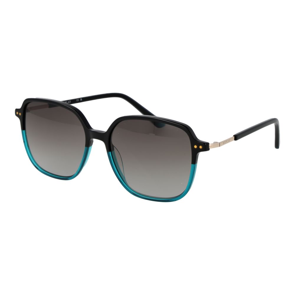 Replay Black Plastic Sunglasses | Regal Royce