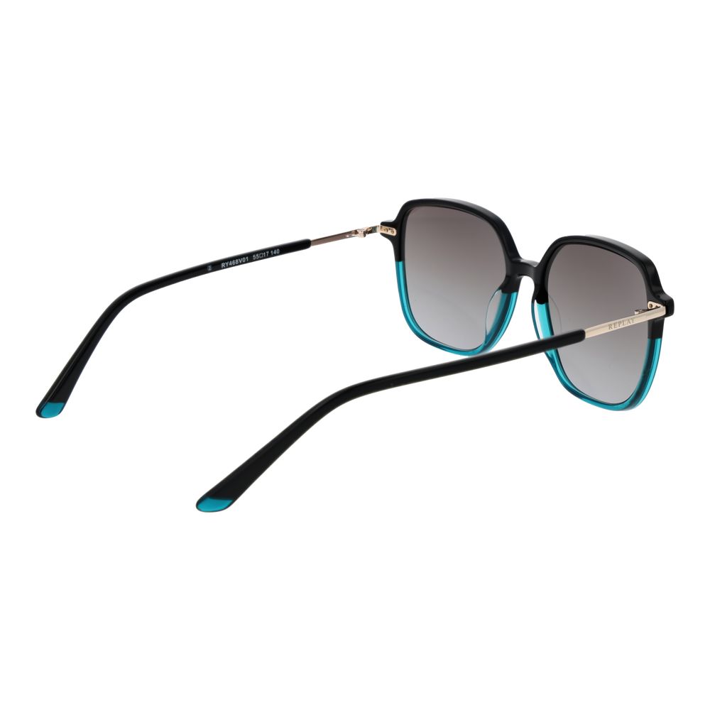 Replay Black Plastic Sunglasses | Regal Royce