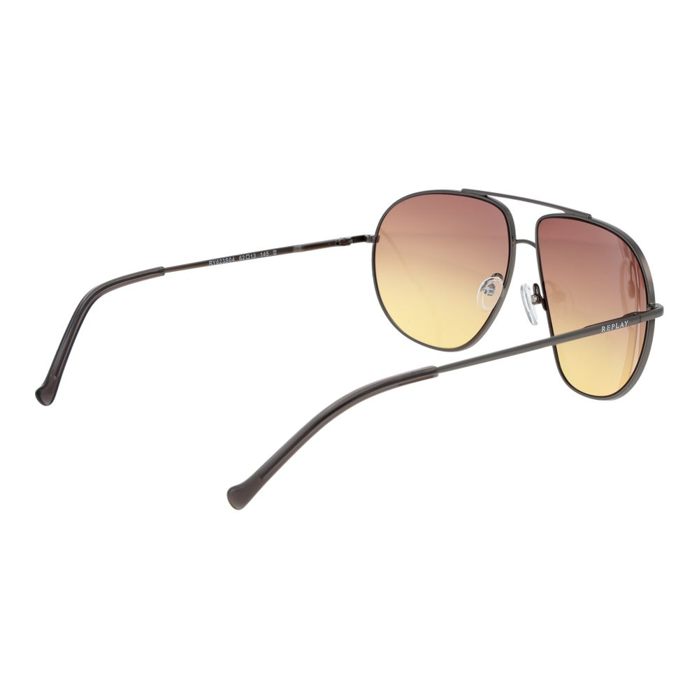 Replay Gray Metal Sunglasses | Regal Royce