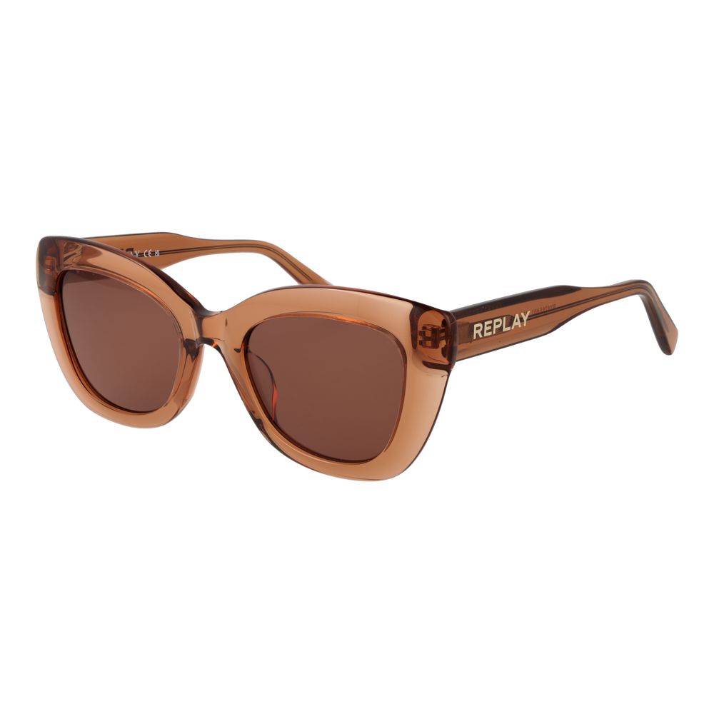 Replay Beige Plastic Sunglasses | Regal Royce