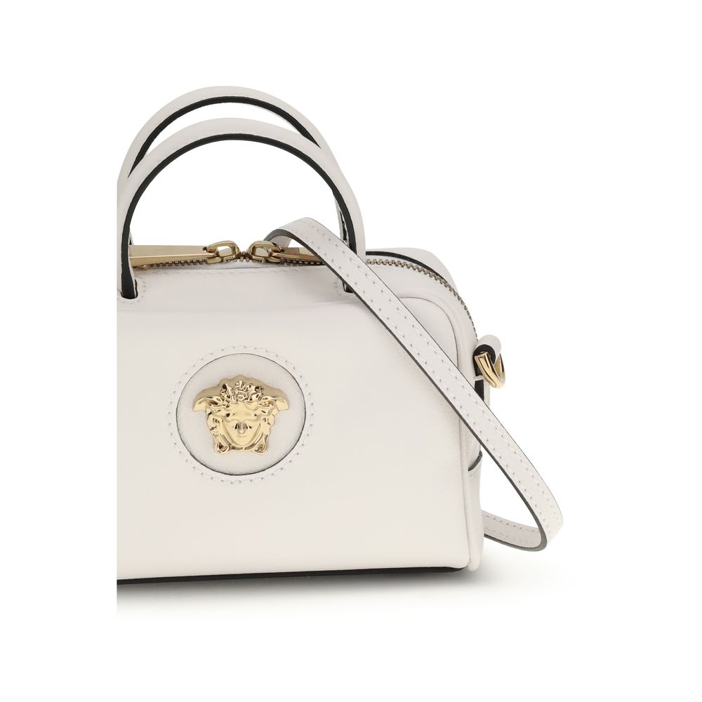 Versace White Calf Leather Bos Taurus Handbag | Regal Royce
