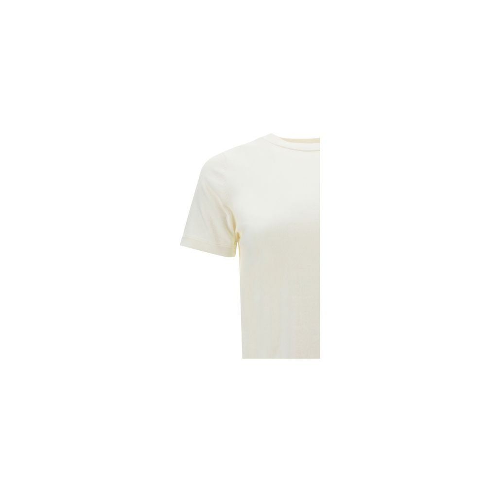 Extreme Cashmere White Cashmere T-Shirt | Regal Royce