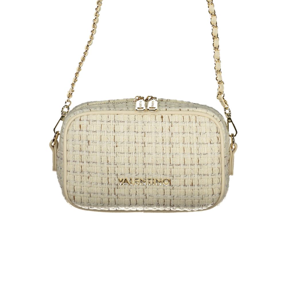 Mario Valentino White Polyester Women Handbag | Regal Royce