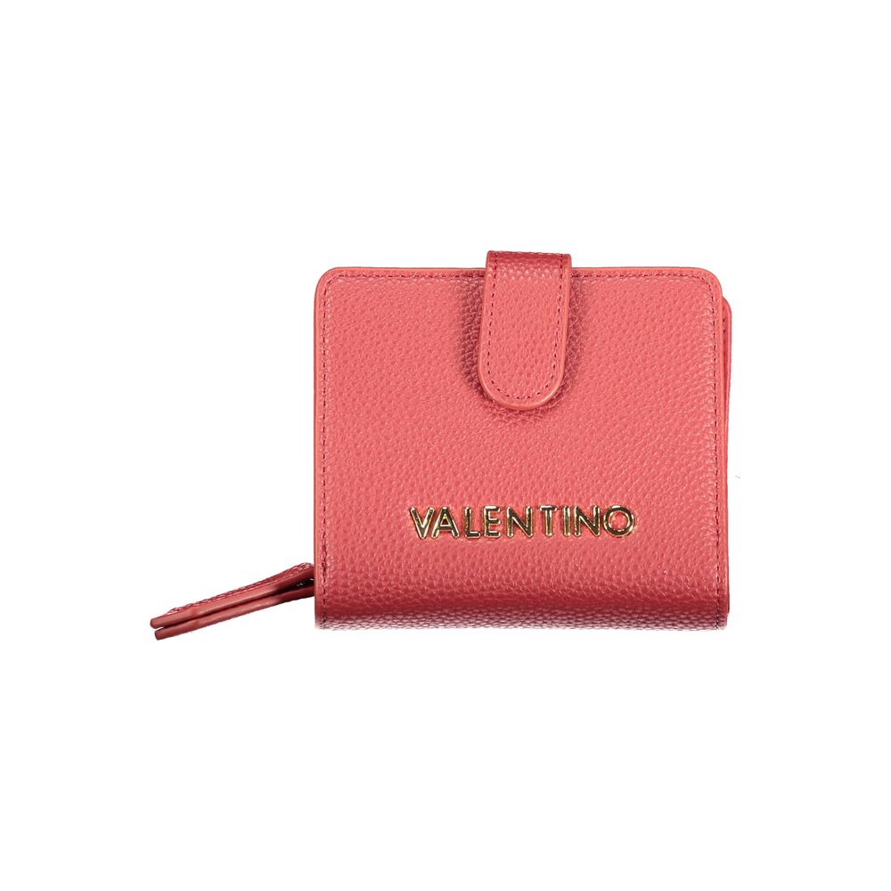 Mario Valentino Rosso Polyurethane Women Wallet | Regal Royce