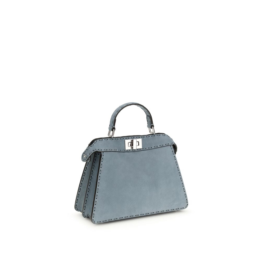 Fendi Light Blue Calf Leather Bos Taurus Handbag | Regal Royce