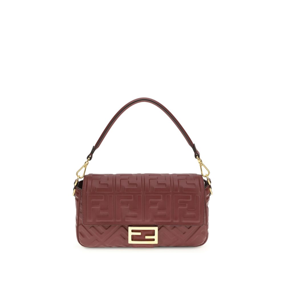 Fendi Bordeaux Calf Leather Bos Taurus Shoulder Bag | Regal Royce