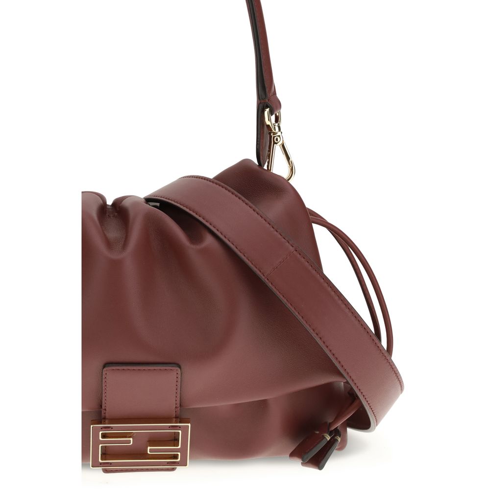 Fendi Bordeaux Calf Leather Bos Taurus Shoulder Bag | Regal Royce