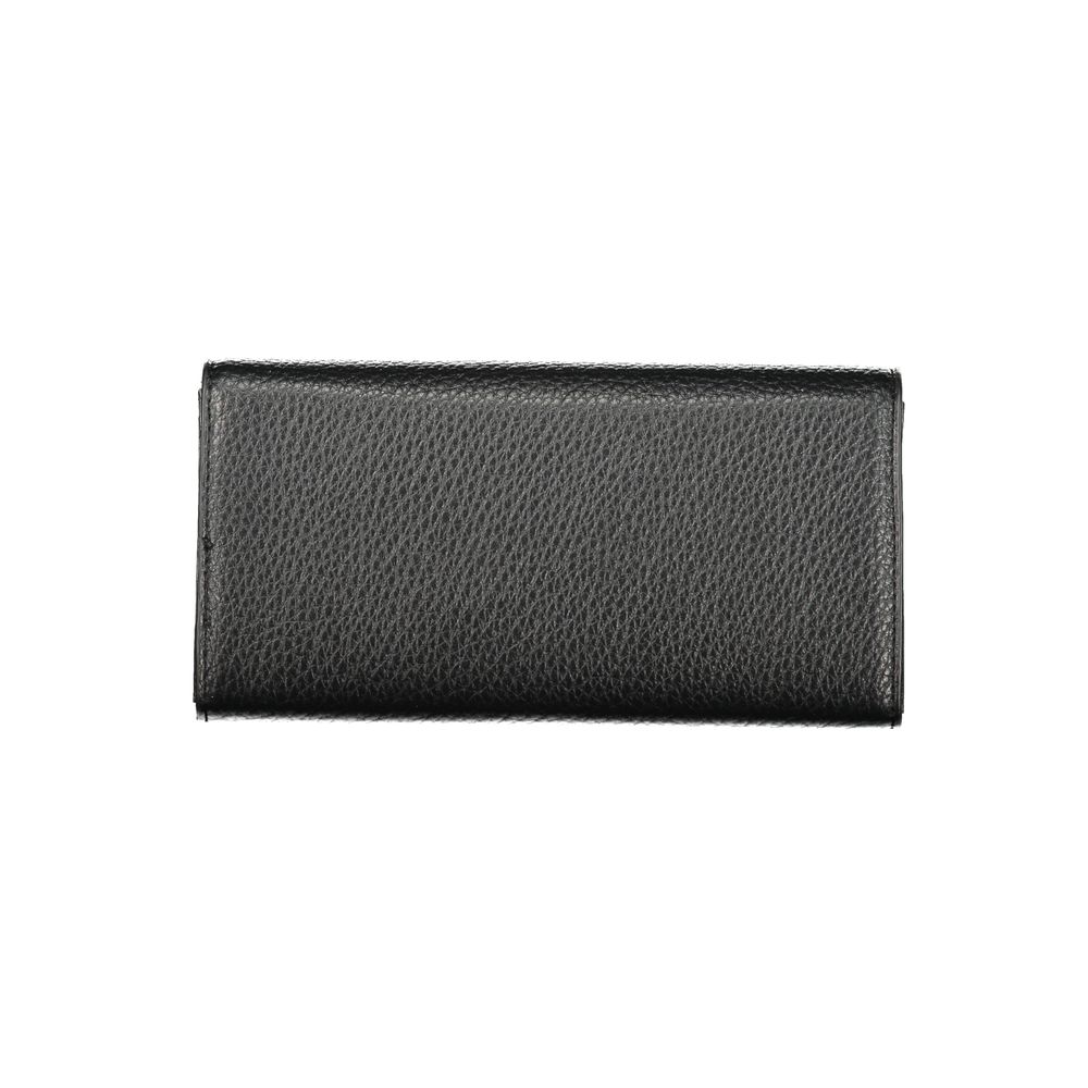 Mario Valentino Black Polyurethane Women Wallet | Regal Royce