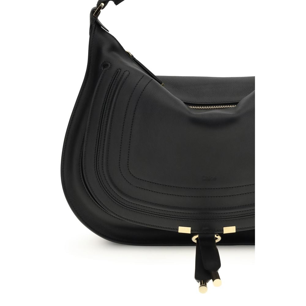 Chloé Black Calf Leather Bos Taurus Shoulder Bag | Regal Royce