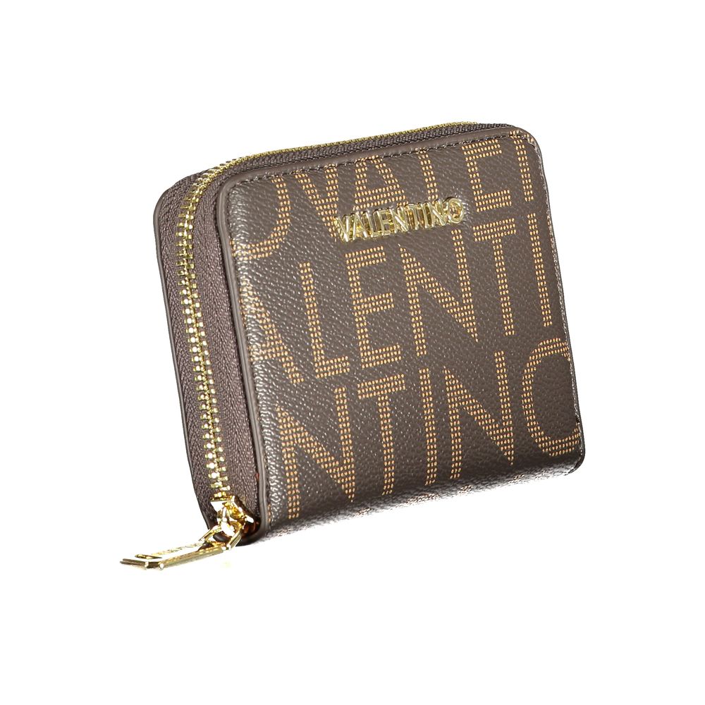 Mario Valentino Marrone Polyurethane Women Wallet | Regal Royce