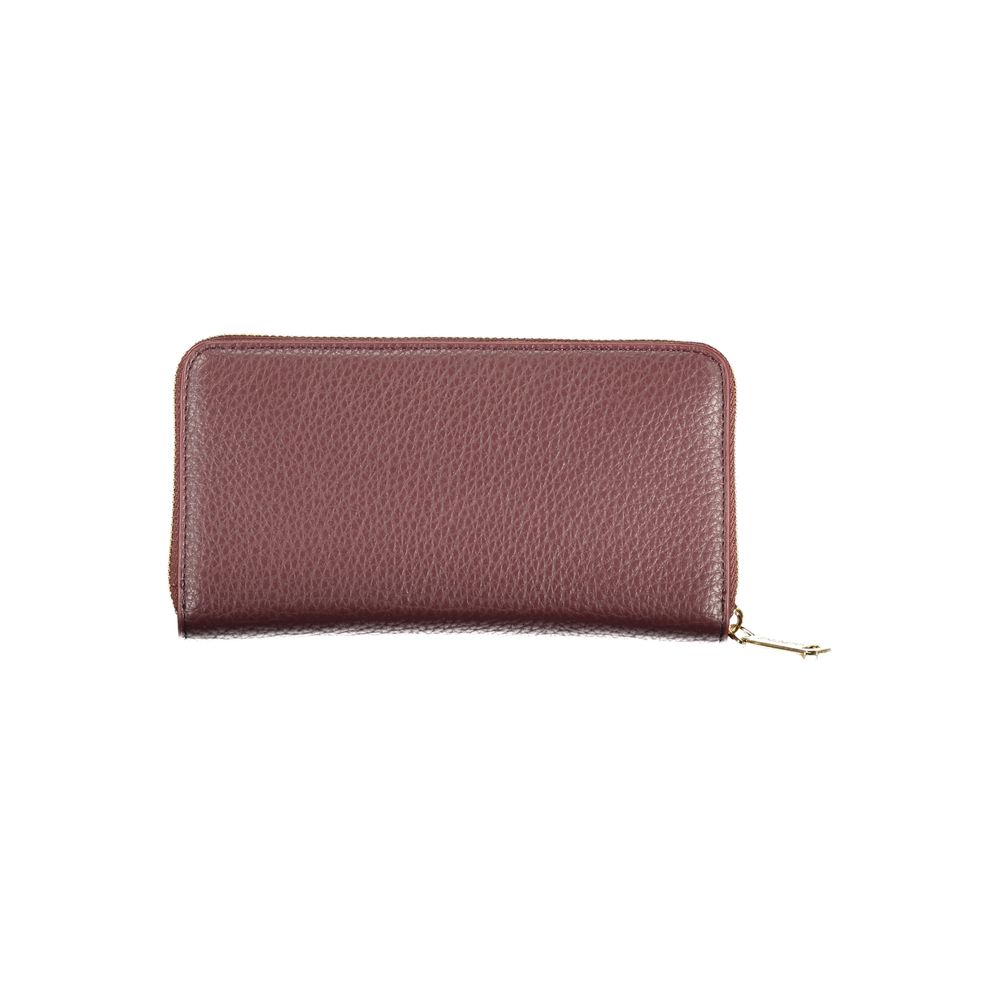 Mario Valentino Rosso Polyurethane Women Wallet | Regal Royce