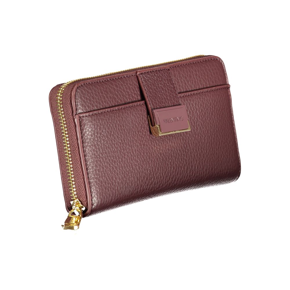 Mario Valentino Rosso Polyurethane Women Wallet | Regal Royce