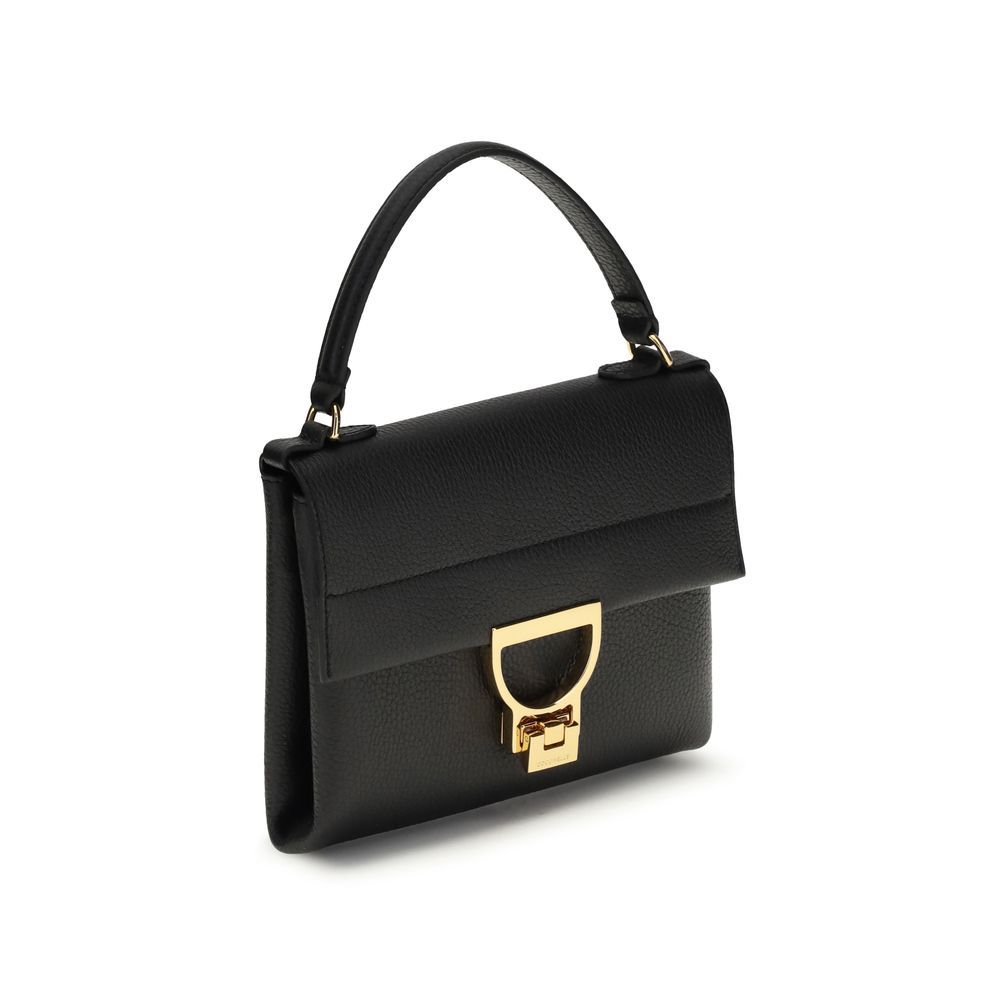 Coccinelle Black Calf Leather Bos Taurus Handbag | Regal Royce