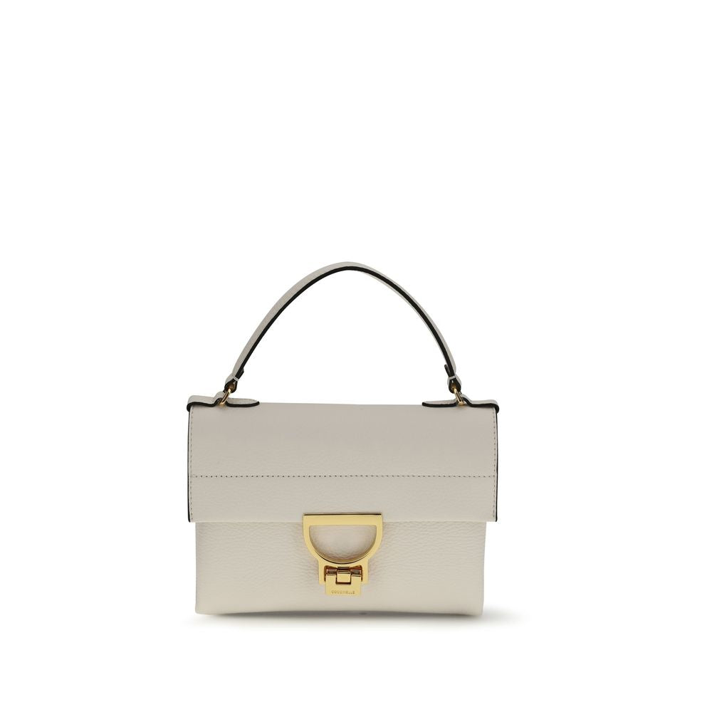 Coccinelle Cream Calf Leather Bos Taurus Handbag | Regal Royce