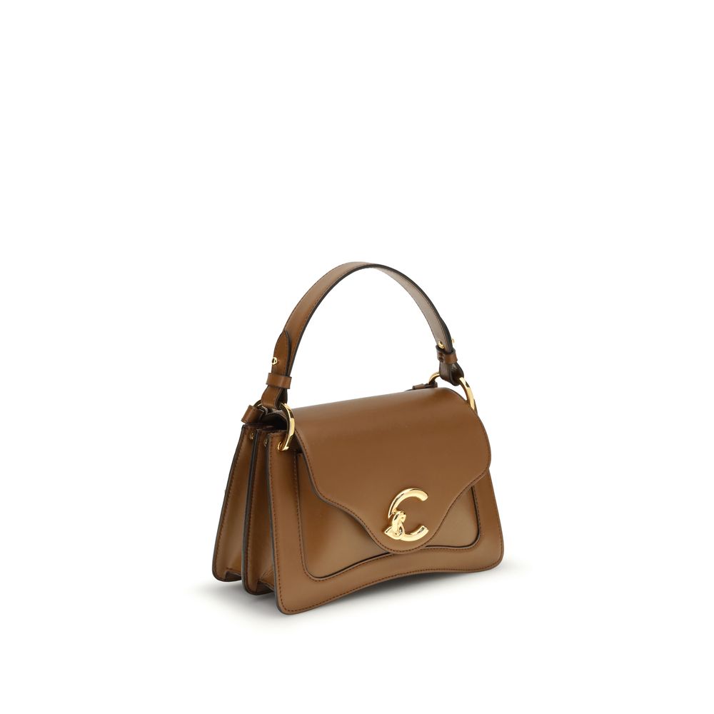 Coccinelle Brown Calf Leather Bos Taurus Handbag | Regal Royce