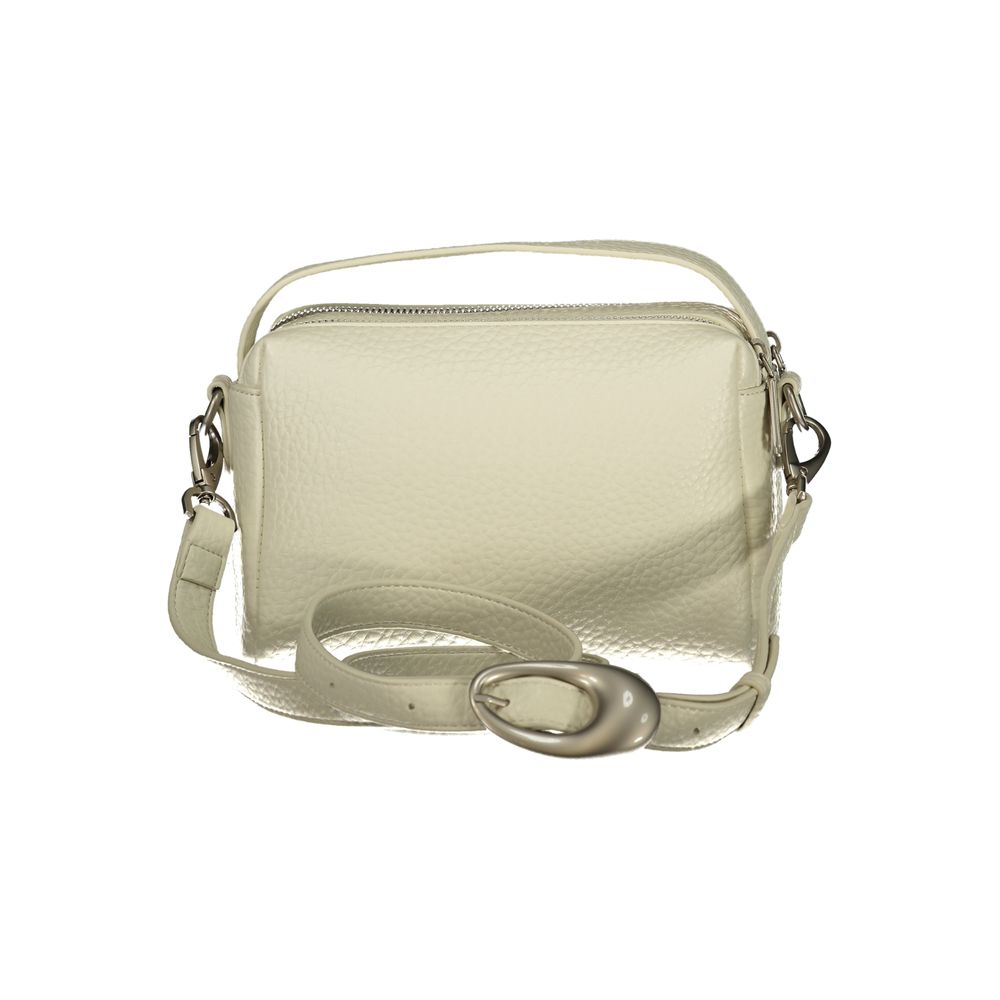 Mario Valentino Bianco Polyurethane Women Handbag | Regal Royce