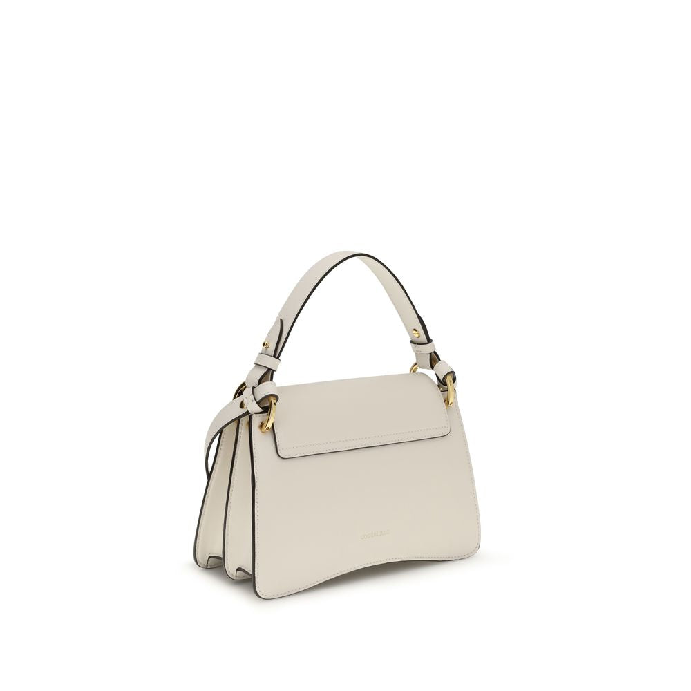 Coccinelle Cream Calf Leather Bos Taurus Shoulder Bag | Regal Royce