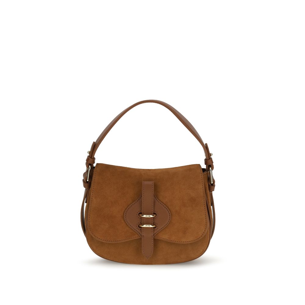 Coccinelle Brown Calf Leather Bos Taurus Shoulder Bag | Regal Royce