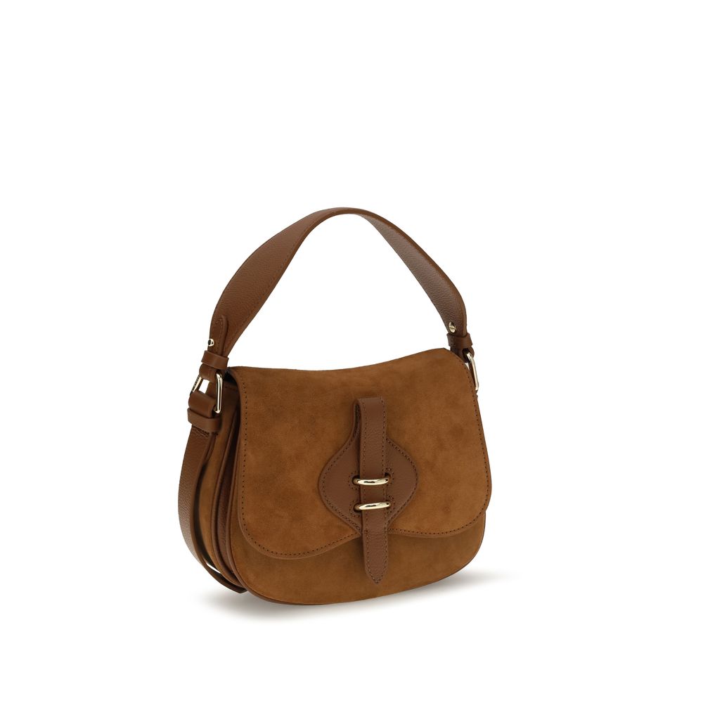 Coccinelle Brown Calf Leather Bos Taurus Shoulder Bag | Regal Royce