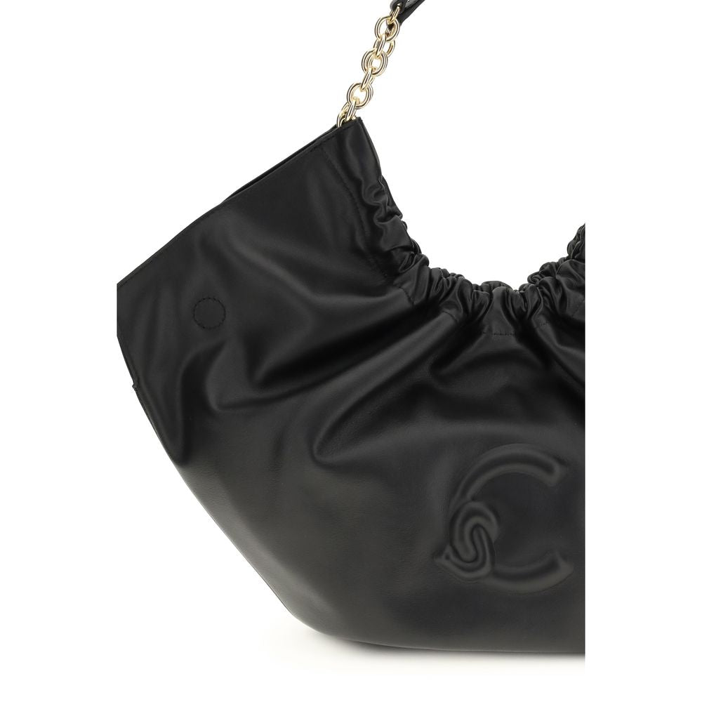 Coccinelle Black Calf Leather Bos Taurus Shoulder Bag | Regal Royce