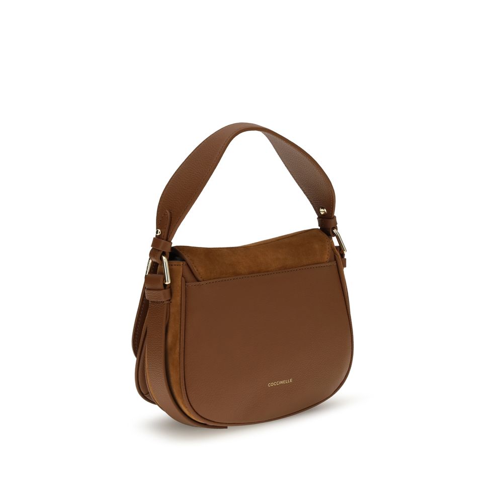 Coccinelle Brown Calf Leather Bos Taurus Shoulder Bag | Regal Royce