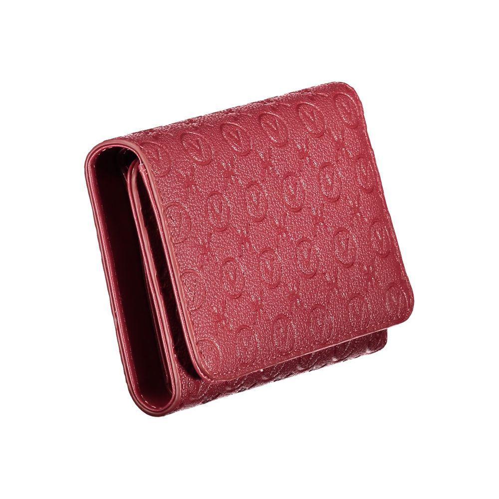 Mario Valentino Rosso Polyurethane Women Wallet | Regal Royce
