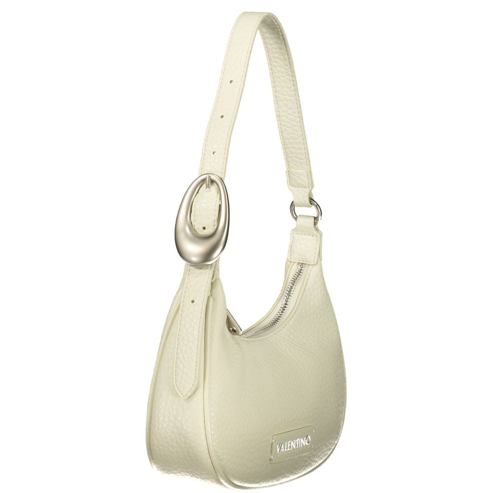 Mario Valentino White Polyurethane Women Shoulder Bag | Regal Royce