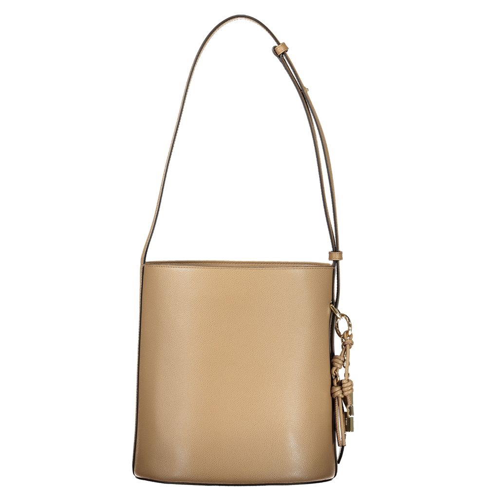 Furla Marrone Leather Woman Bucket Bag | Regal Royce