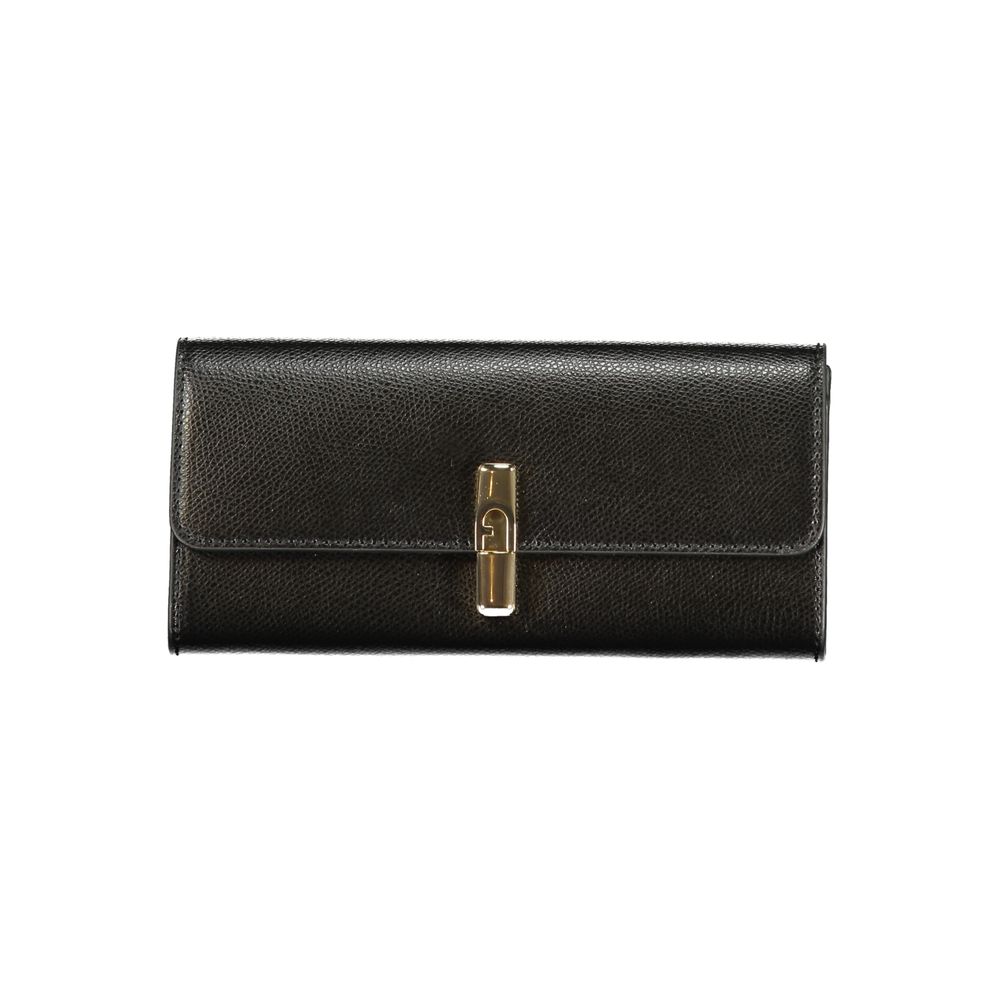Furla Nero Leather Woman Wallet | Regal Royce