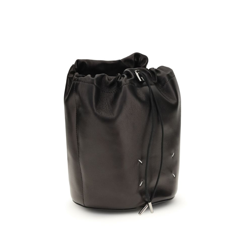 Margiela Black Calf Leather Bos Taurus Shoulder Bag | Regal Royce