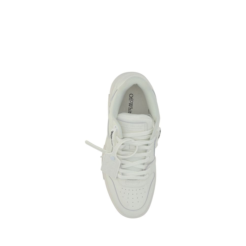 Off-White White Calf Leather Bos Taurus Low Top Sneakers | Regal Royce