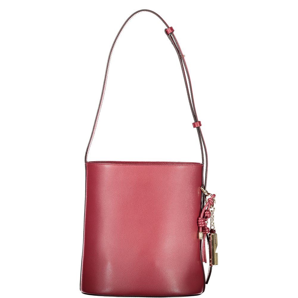 Furla Rosso Leather Woman Bucket Bag | Regal Royce